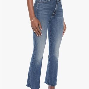 Mother jeans the hustler ankle fray, color:the healing jar, Size 30